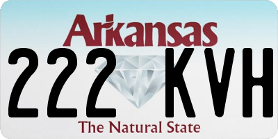 AR license plate 222KVH