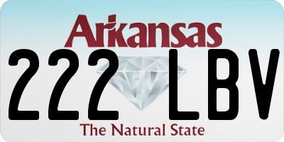AR license plate 222LBV