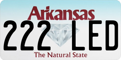 AR license plate 222LED