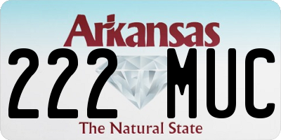 AR license plate 222MUC