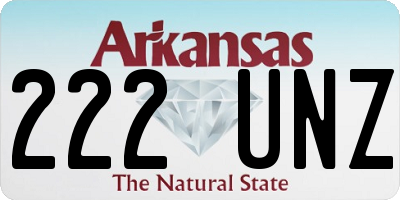 AR license plate 222UNZ