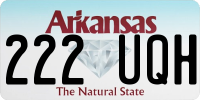AR license plate 222UQH