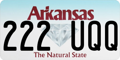AR license plate 222UQQ