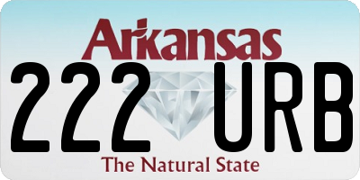 AR license plate 222URB