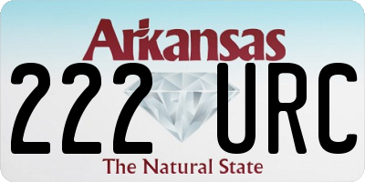 AR license plate 222URC
