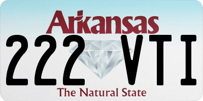 AR license plate 222VTI
