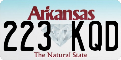 AR license plate 223KQD