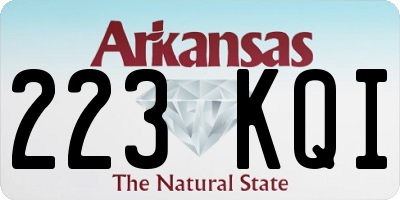 AR license plate 223KQI