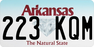 AR license plate 223KQM