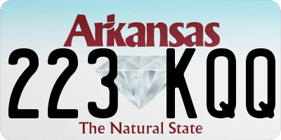 AR license plate 223KQQ