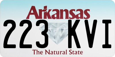 AR license plate 223KVI