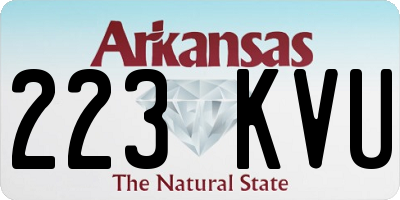 AR license plate 223KVU