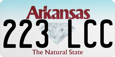 AR license plate 223LCC
