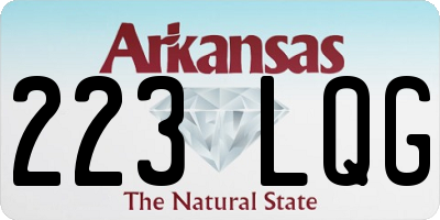 AR license plate 223LQG