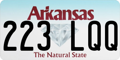 AR license plate 223LQQ