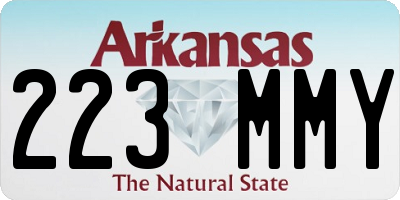 AR license plate 223MMY