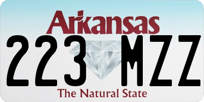 AR license plate 223MZZ