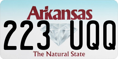 AR license plate 223UQQ