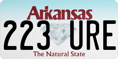 AR license plate 223URE