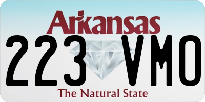AR license plate 223VMO