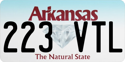AR license plate 223VTL