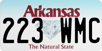 AR license plate 223WMC