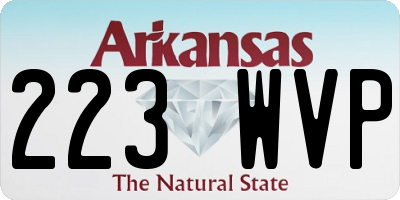 AR license plate 223WVP