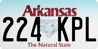AR license plate 224KPL