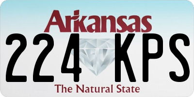 AR license plate 224KPS