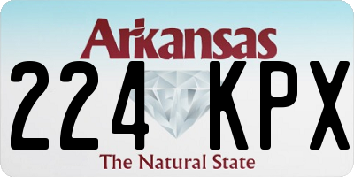 AR license plate 224KPX