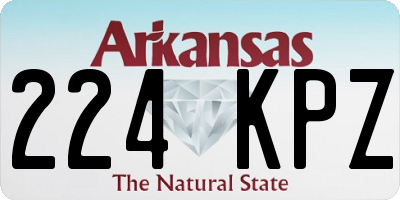 AR license plate 224KPZ