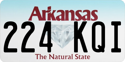AR license plate 224KQI