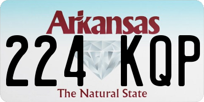 AR license plate 224KQP