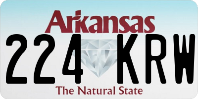 AR license plate 224KRW