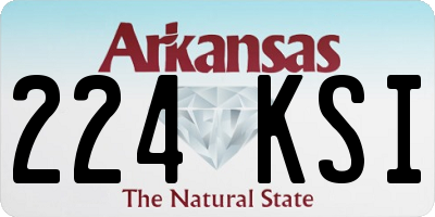 AR license plate 224KSI