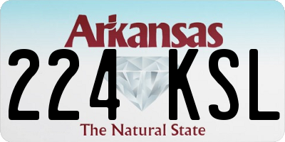 AR license plate 224KSL