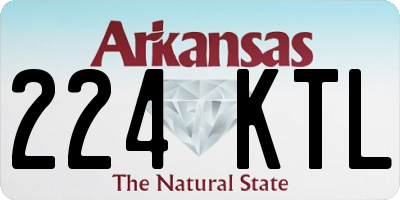AR license plate 224KTL