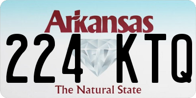 AR license plate 224KTQ
