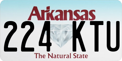 AR license plate 224KTU