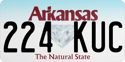 AR license plate 224KUC