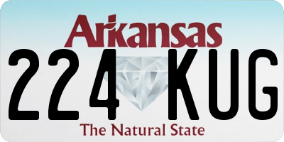AR license plate 224KUG