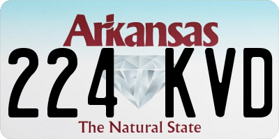 AR license plate 224KVD