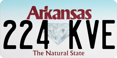 AR license plate 224KVE