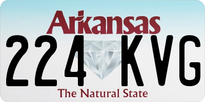 AR license plate 224KVG