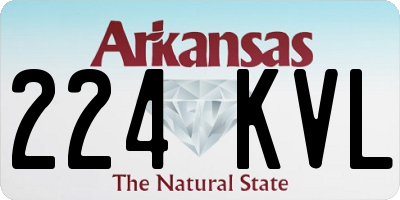 AR license plate 224KVL