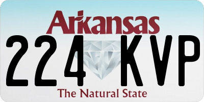 AR license plate 224KVP