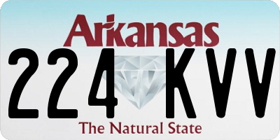 AR license plate 224KVV