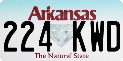 AR license plate 224KWD