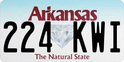 AR license plate 224KWI