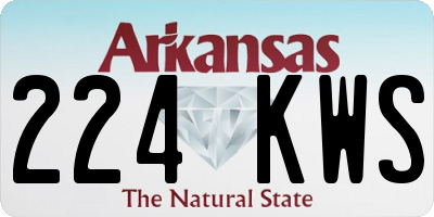 AR license plate 224KWS